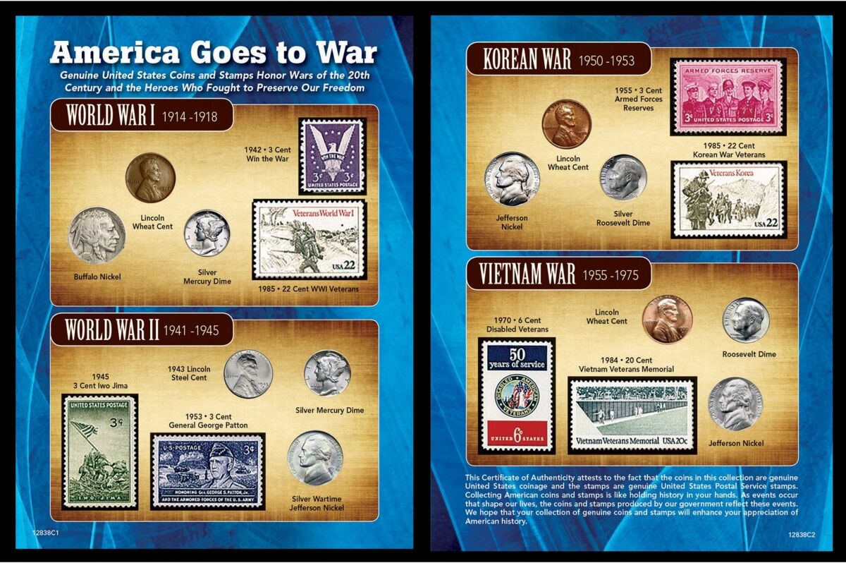 American Coin Treasures America Goes To War - Multi