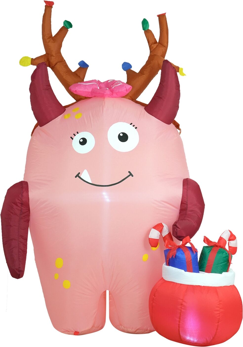 Seasonal Holiday Friendly Monster Inflatable-Starga - Pink