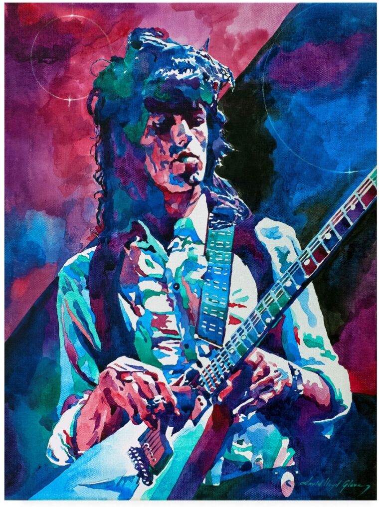 Trademark Global David Lloyd Glover Keith Richards a Rolling Stone Canvas Art - 37