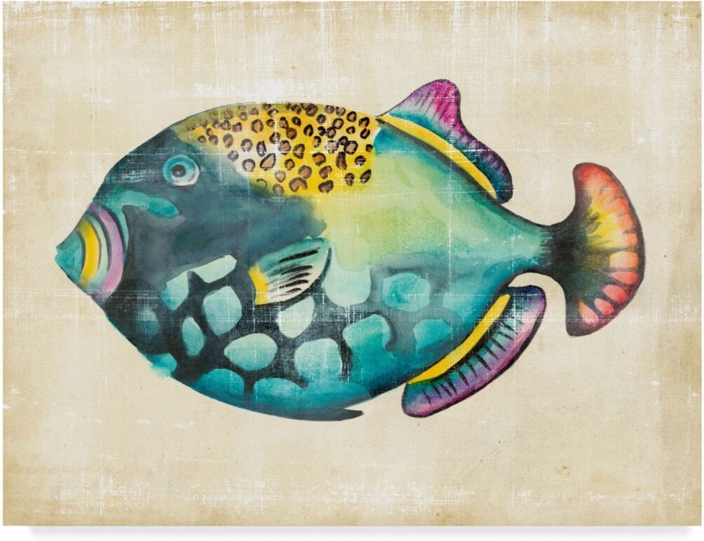 Trademark Global Chariklia Zarris Aquarium Fish Iv Canvas Art - 37