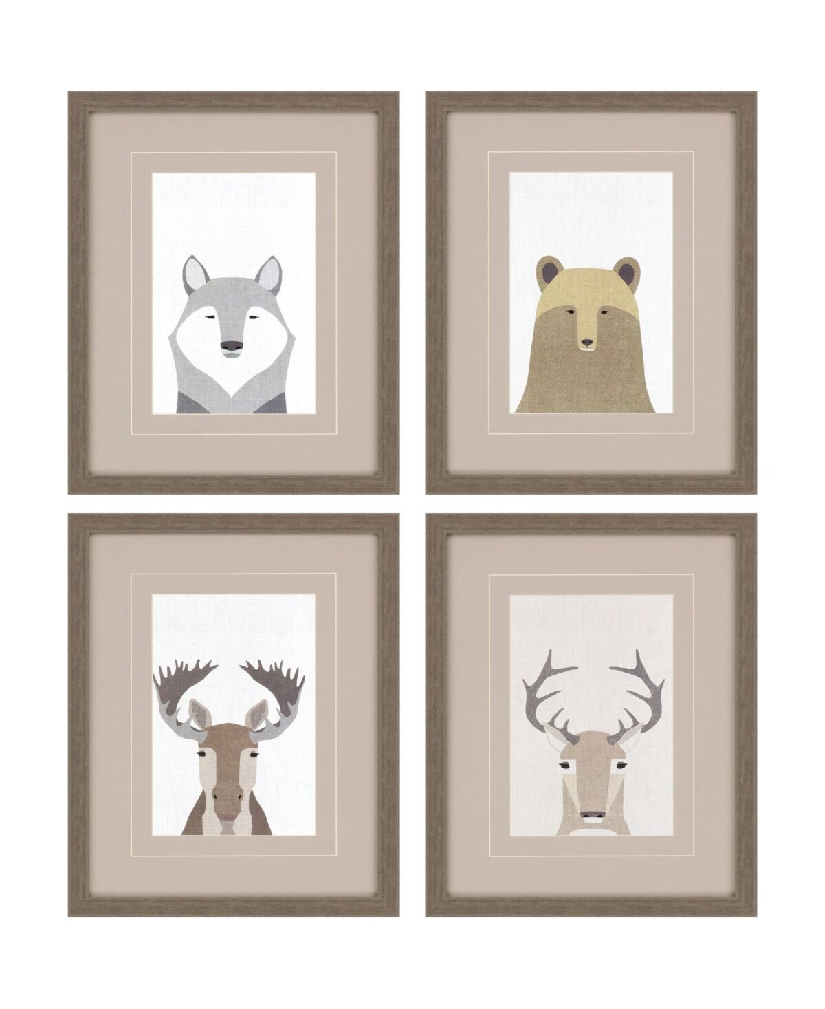 Paragon Picture Gallery Paragon Wildlife I Framed Wall Art Set of 4, 20