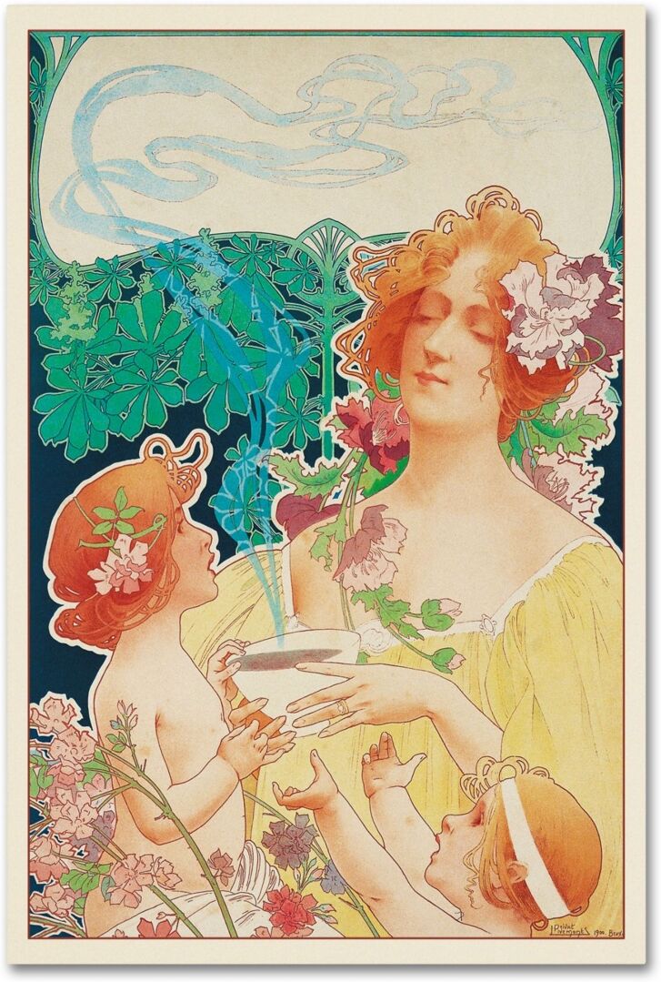 Trademark Global Vintage Lavoie 'Art Nouveau 2' Canvas Art - 32