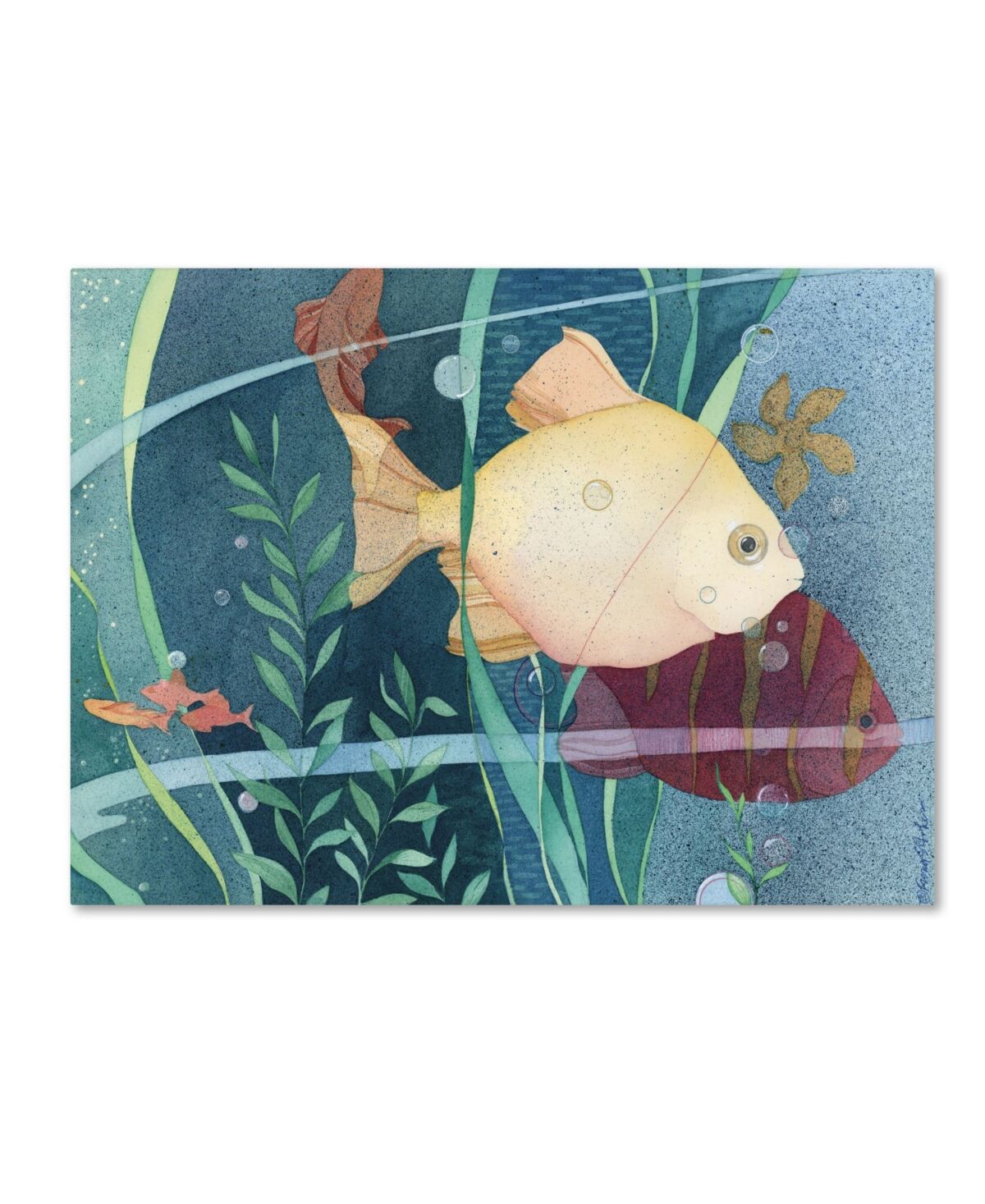 Trademark Global Fiona Stokes-Gilbert 'Aquarium I' Canvas Art - 32