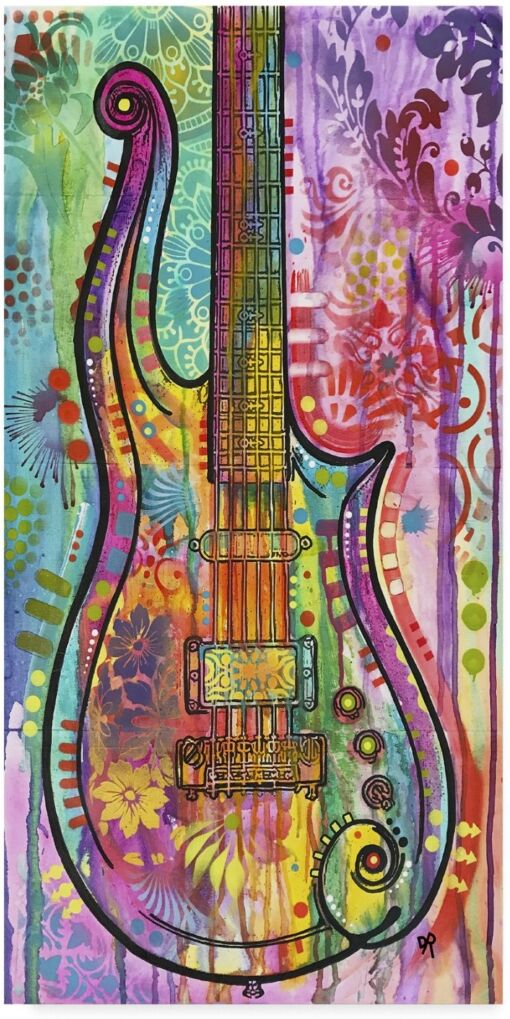 Trademark Global Dean Russo 'Prince Cloud Guitar' Canvas Art - 16