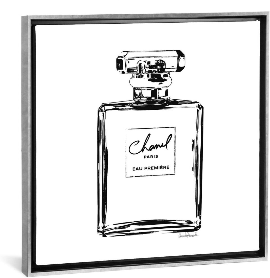 iCanvas Black Perfume Bottle by Amanda Greenwood Gallery-Wrapped Canvas Print - 18