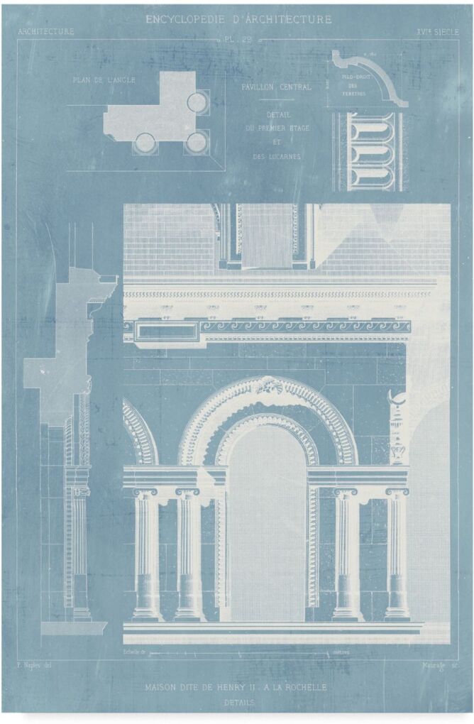 Trademark Global Vision Studio Details of French Architecture I Canvas Art - 20