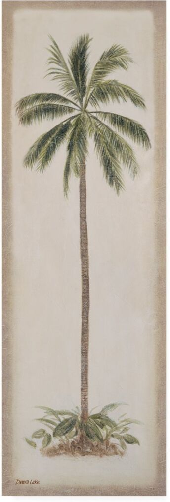 Trademark Global Debra Lake Palm Tree Profile Canvas Art - 36.5