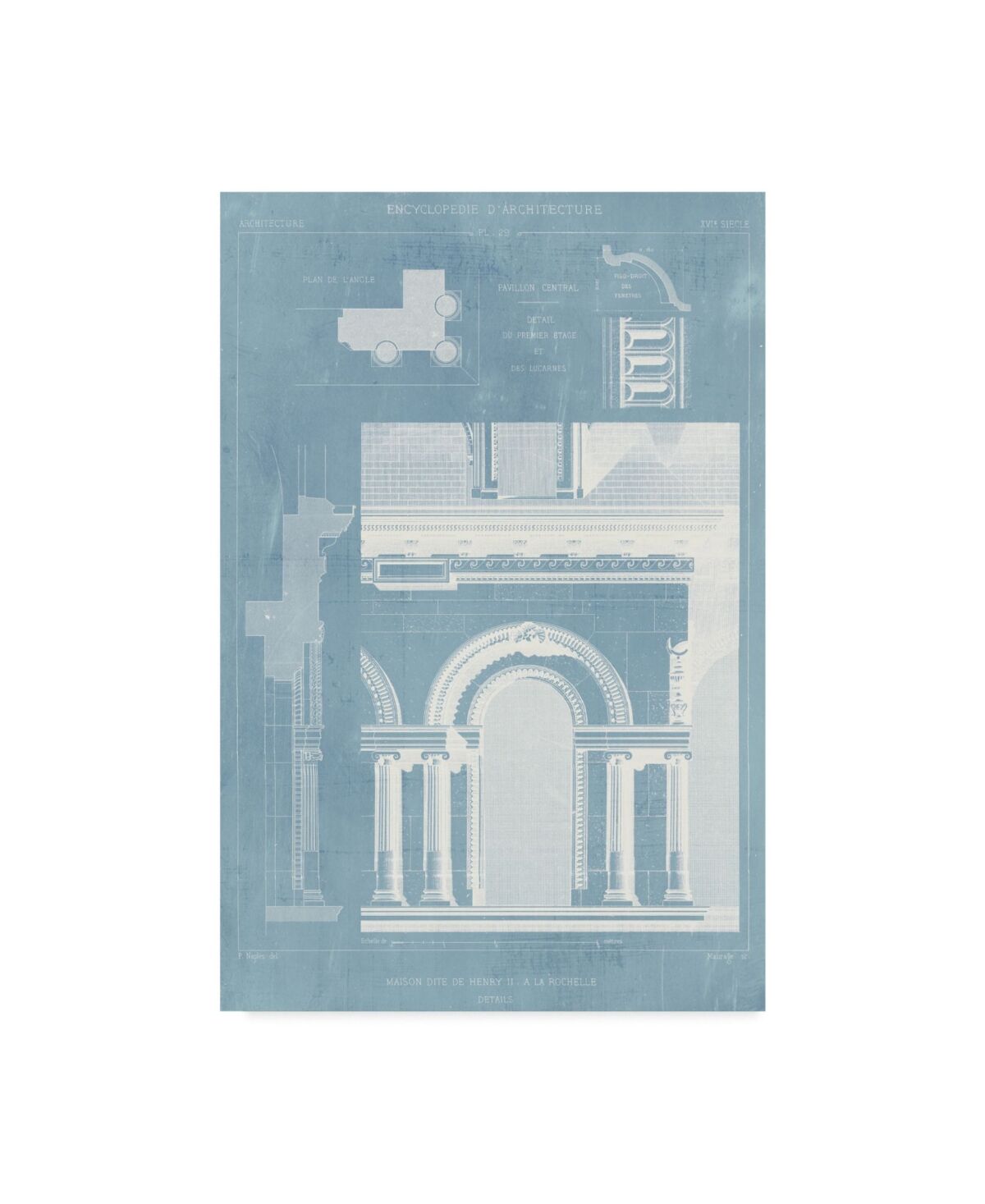 Trademark Global Vision Studio Details of French Architecture I Canvas Art - 37