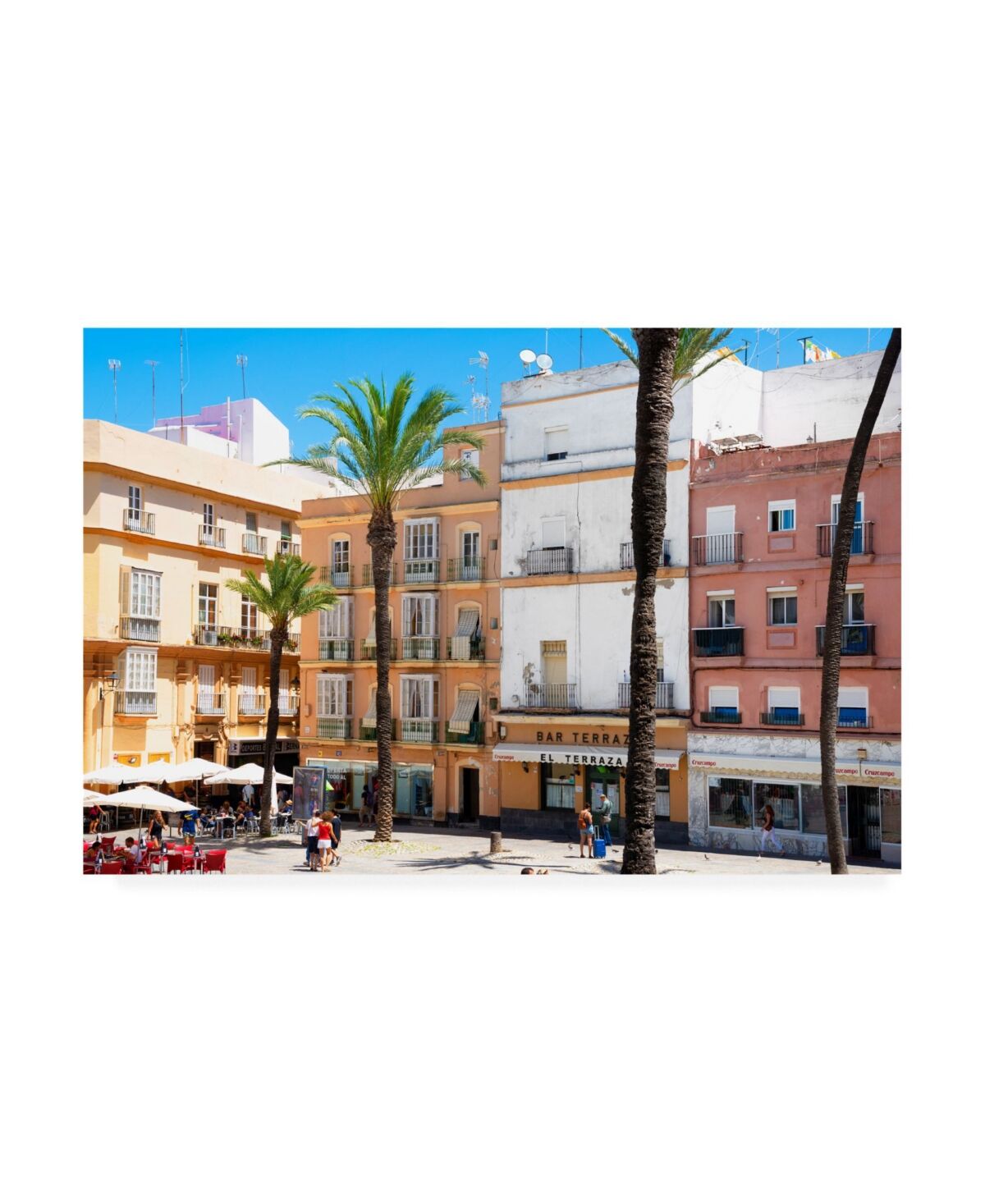 Trademark Global Philippe Hugonnard Made in Spain Cadiz Architecture Canvas Art - 36.5