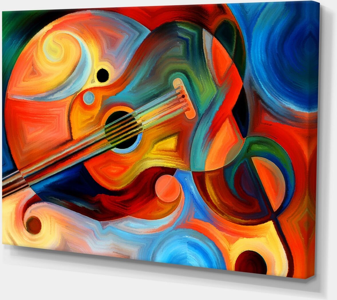 Design Art Designart Music And Rhythm Abstract Canvas Art Print - 32