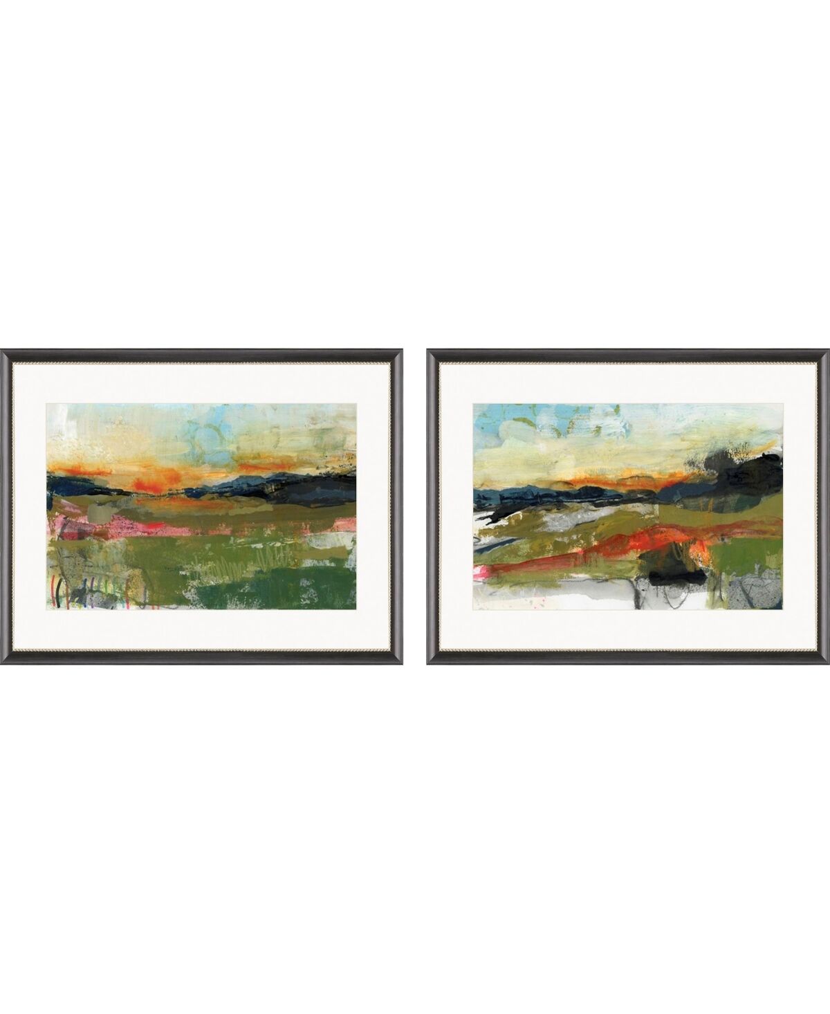 Paragon Picture Gallery Long Way Home Ii Framed Art, Set of 2 - Green