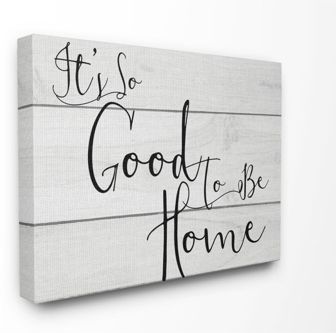 Stupell Industries It's So Good To Be Home Canvas Wall Art, 30