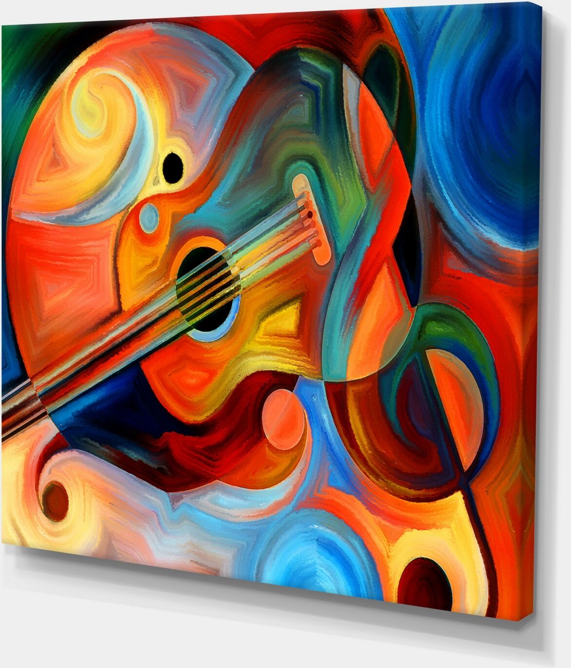 Design Art Designart Music And Rhythm Abstract Canvas Art Print - 40