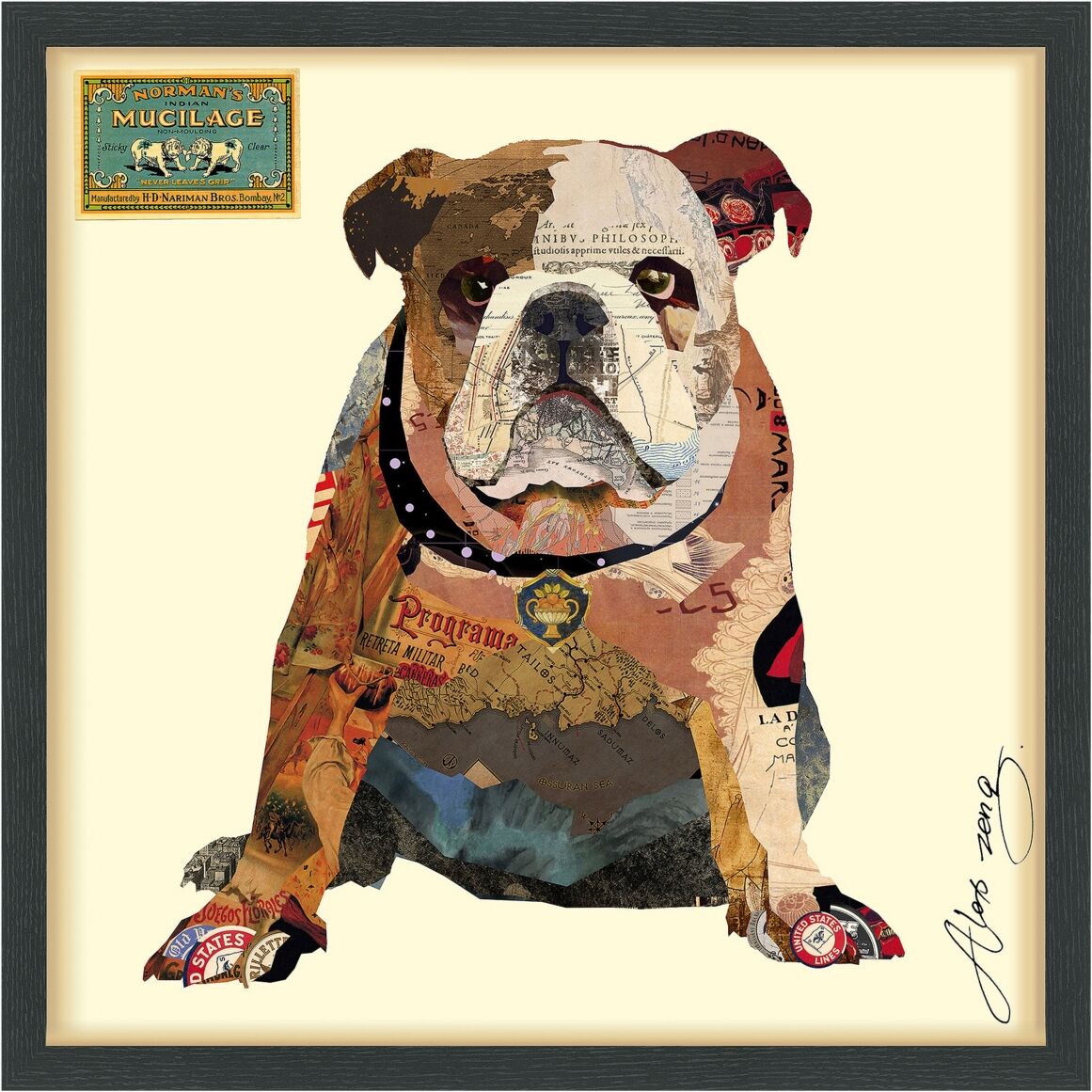 Empire Art Direct 'Men's Best Bully' Dimensional Collage Wall Art - 25