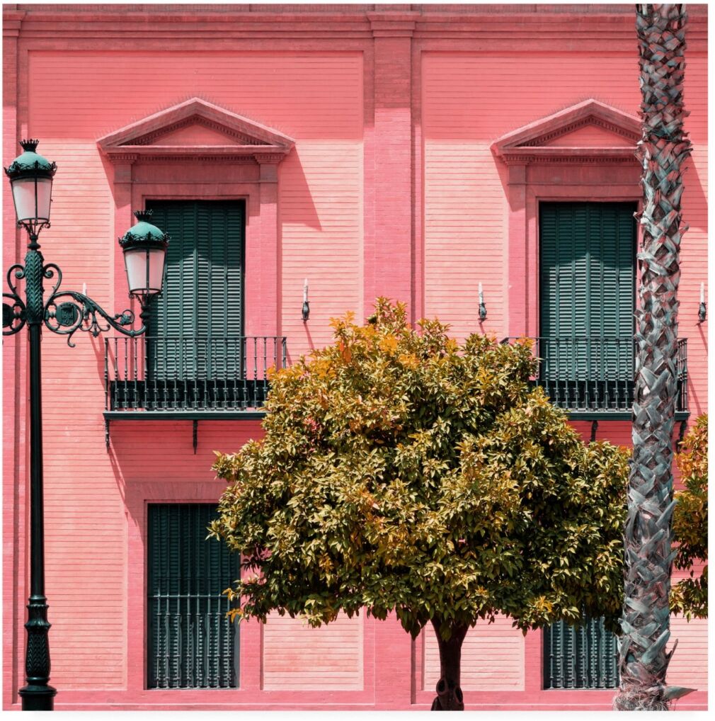 Trademark Global Philippe Hugonnard Made in Spain 3 Spanish Pink Architecture Canvas Art - 36.5