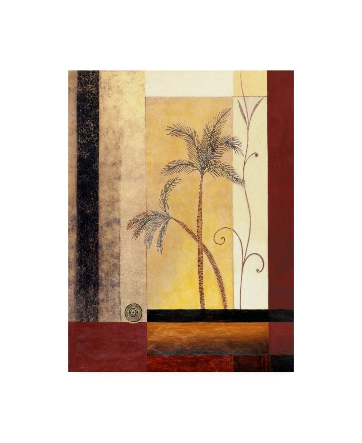 Trademark Global Pablo Esteban Palm Tree Painting Canvas Art - 36.5
