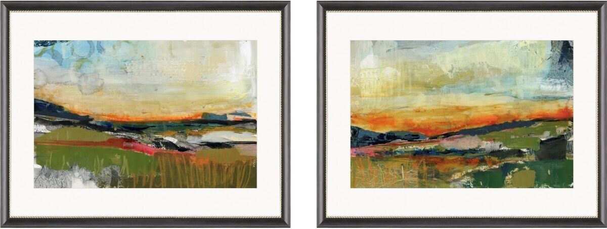 Paragon Picture Gallery Long Way Home I Framed Art, Set of 2 - Green