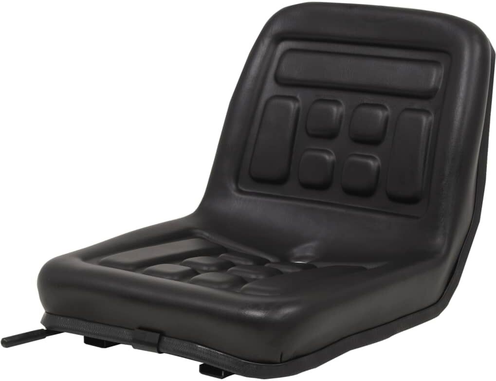 vidaXL Universal Tractor Seat Black - Black