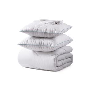 Allied Home Tencel Soft and Breathable 5 Piece Mattress Pad Set, Queen - White