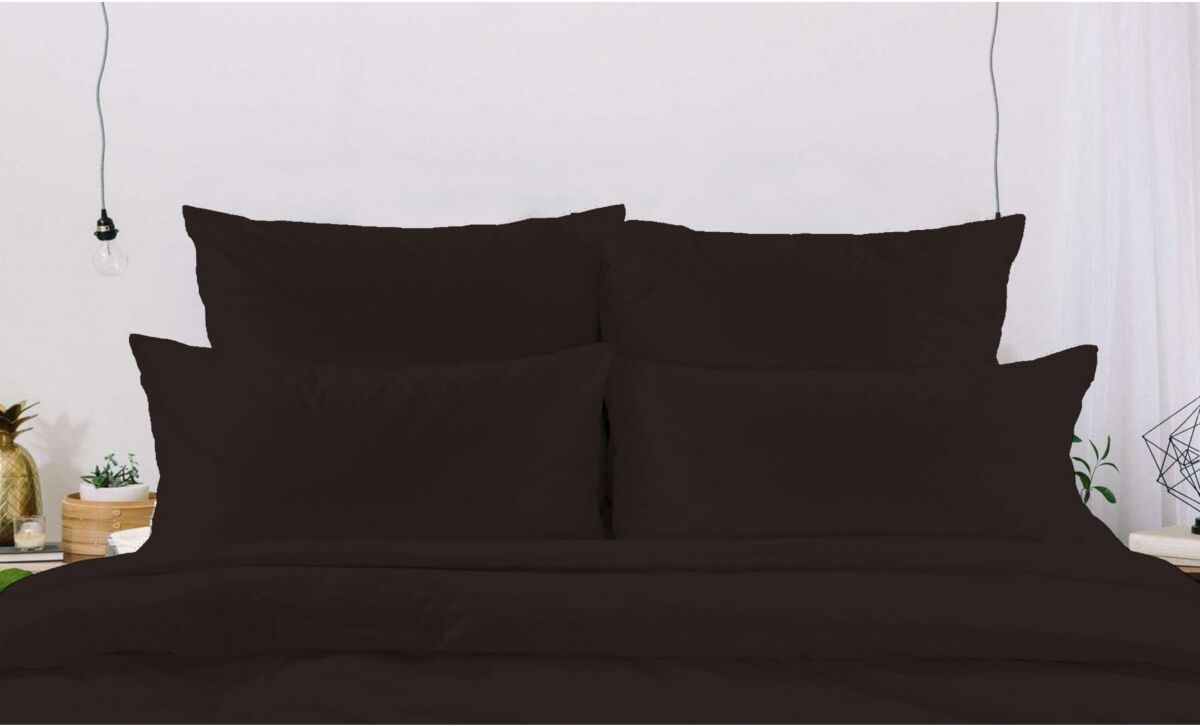 Tagco Usa Luxury Home Super-Soft 1600 Series Double-Brushed 6 Piece Bed Sheets Set - King - Dark Brown