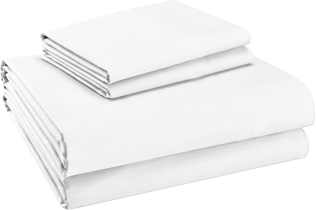 Purity Home Ultra Light 144 Thread Count Full Sheet Set, 4 Pieces - White