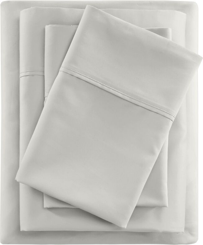 Clean Spaces 300 Thread Count 4-Pc. Sheet Set, King - Gray