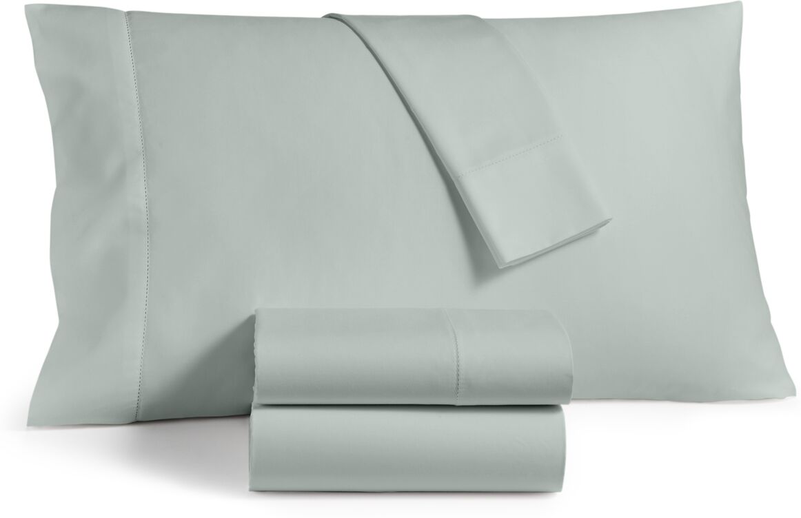 Hotel Collection 680 Thread Count 100% Supima Cotton Sheet Set, Twin, Created for Macy's - Lagoon