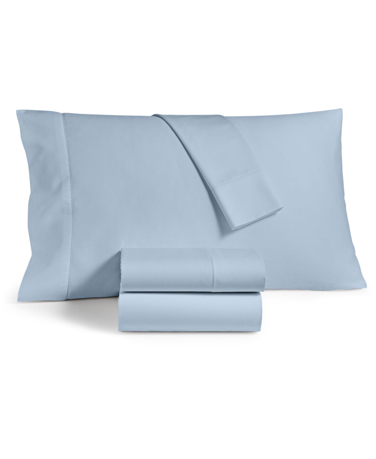 Hotel Collection 680 Thread Count 100% Supima Cotton Sheet Set, Queen, Created for Macy's - Sky