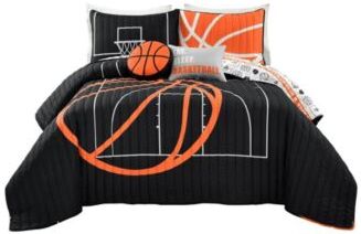 Lush Decor Basketball Game Quilt Set