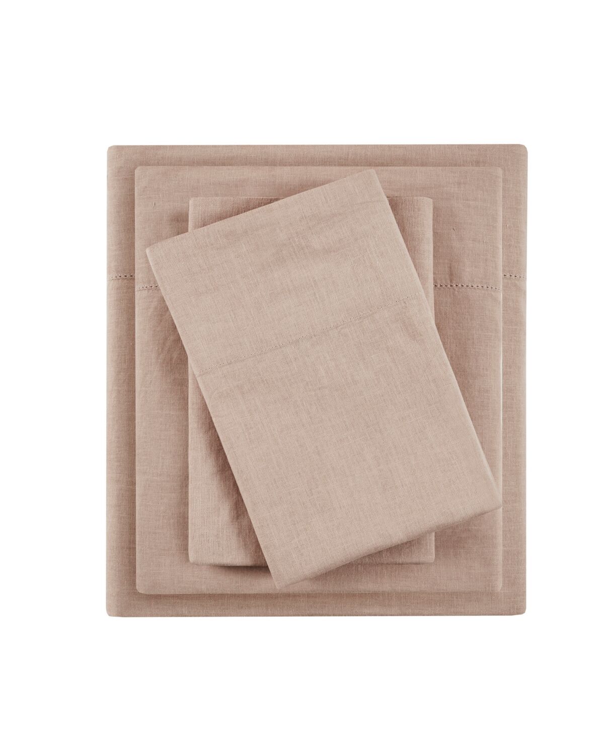 Madison Park Pre-Washed 4-Pc. Sheet Set, Queen - Warm Taupe