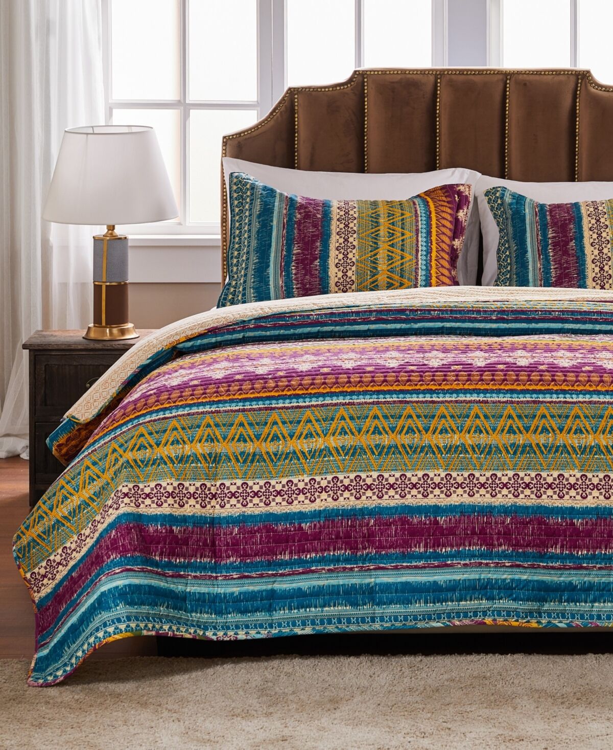 Greenland Home Fashions Southwest Quilt Set, 2-Piece Twin - Multi