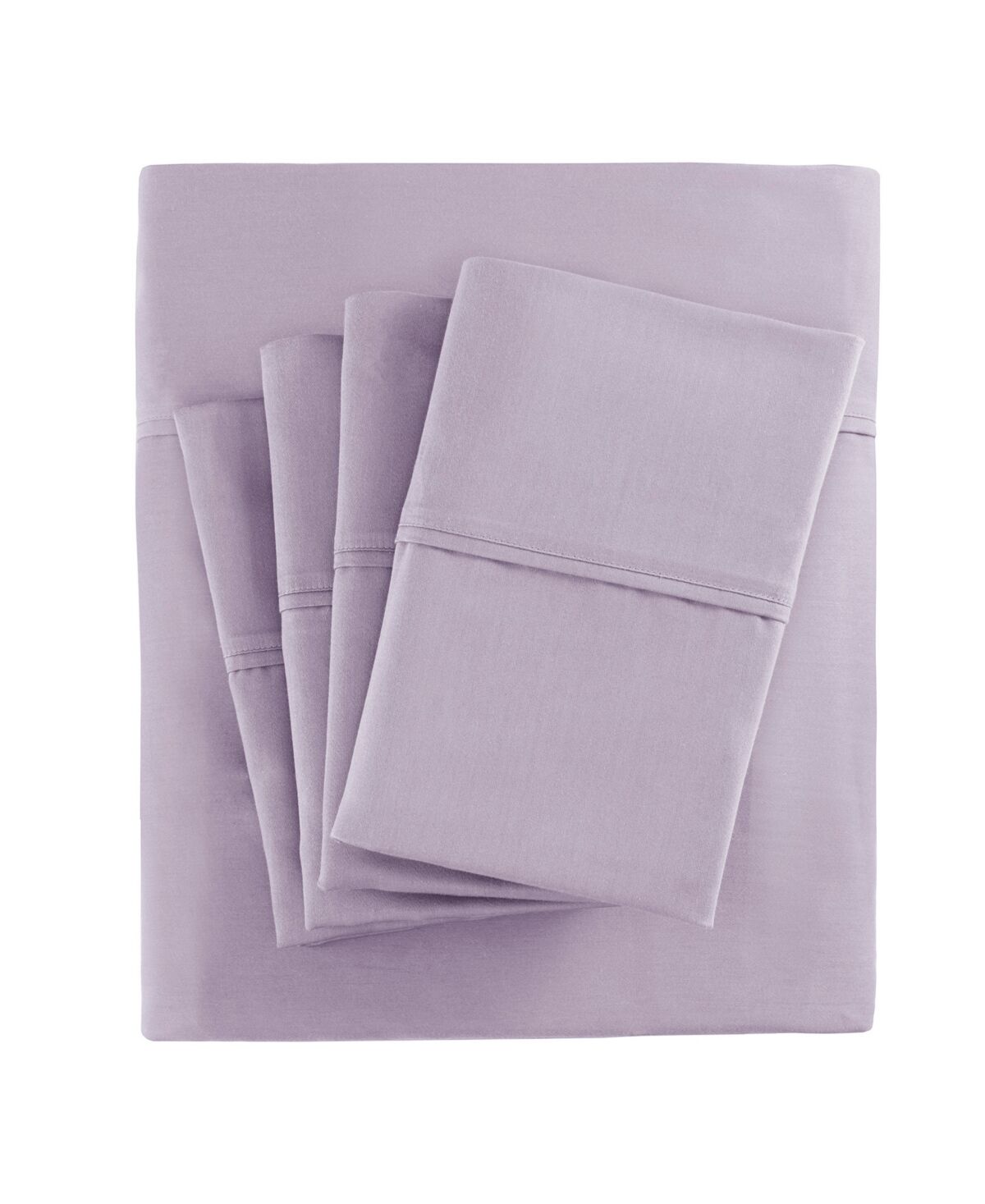 Madison Park 800 Thread Count Cotton Blend Sateen 6-Pc. Sheet Set, California King - Purple