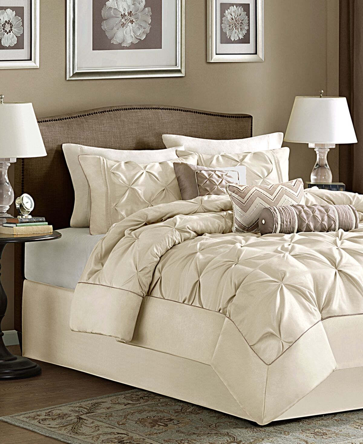 Madison Park Wilma 7-Pc. Comforter Set, California King - Ivory