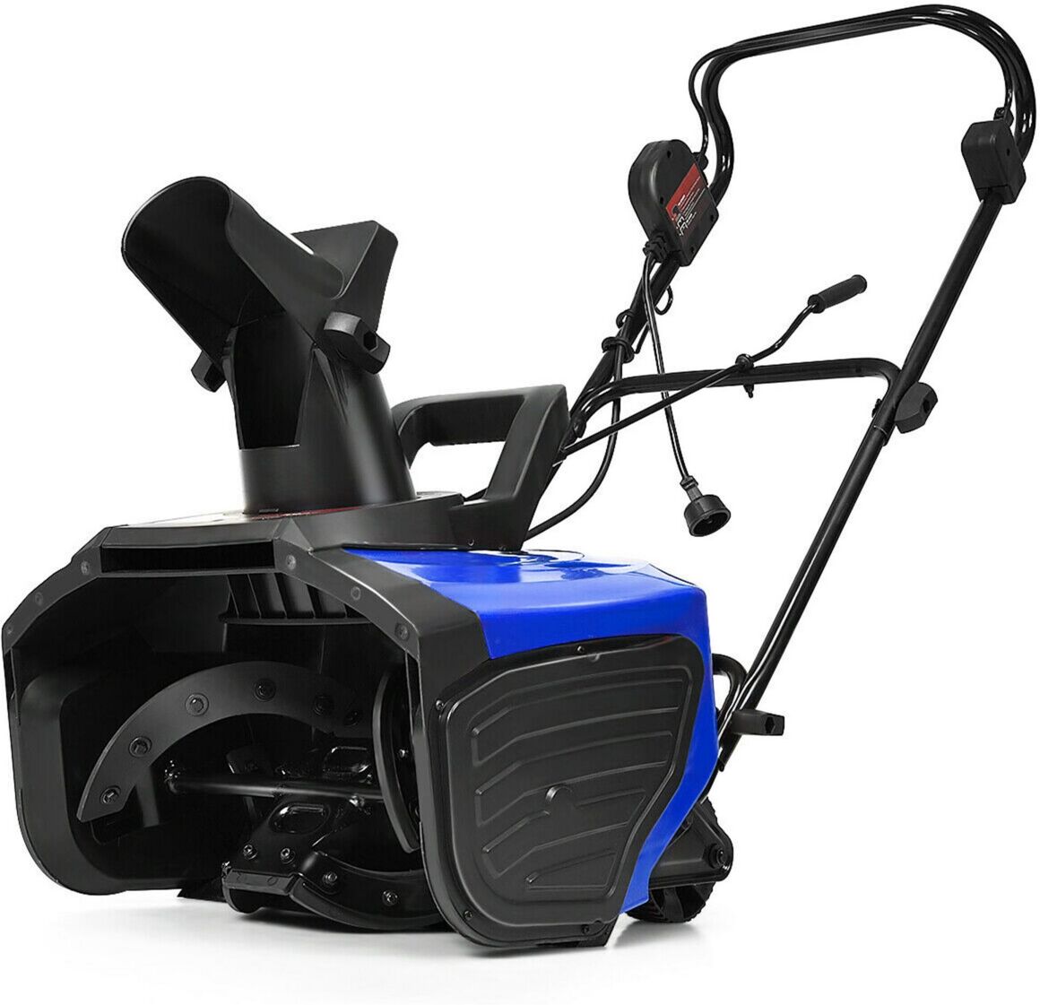 Costway 18-Inch 15 Amp Electric Snow Thrower Corded Snow Blower 720Lbs/Minute - Blue