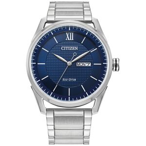 Citizen Eco-Drive Men's Classic Stainless Steel Bracelet Watch 42mm - Silver-tone