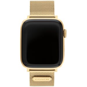 Coach Gold-Tone Mesh Bracelet for Apple Watch 42/44/45mm - Gold-Tone