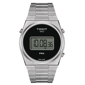 Tissot Men's Digital Prx Stainless Steel Bracelet Watch 40mm - Silver