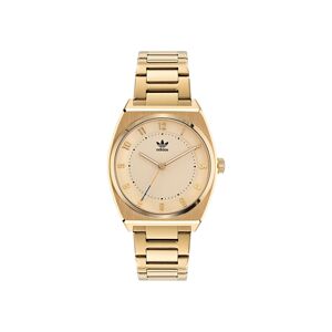 adidas Unisex Three Hand Code Two Gold-Tone Stainless Steel Bracelet Watch 38mm - Gold-Tone