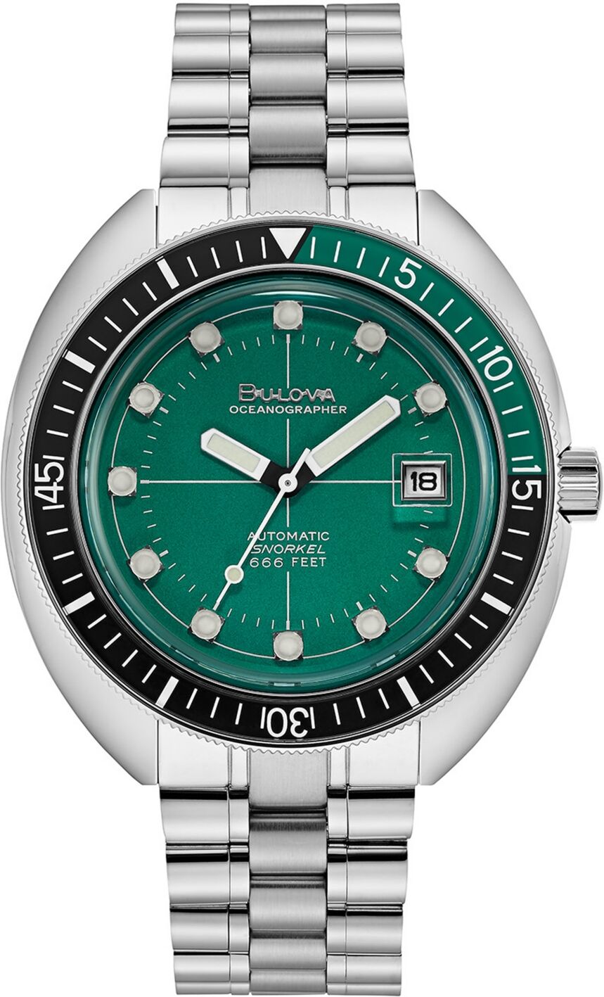 Bulova Men's Automatic Devil Diver Stainless Steel Bracelet Watch 44mm - Stainless Steel