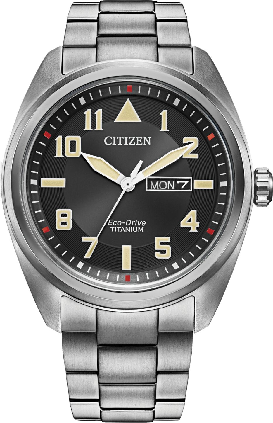 Citizen Eco-Drive Men's Garrison Stainless Steel Bracelet Watch 42mm - Silver-tone