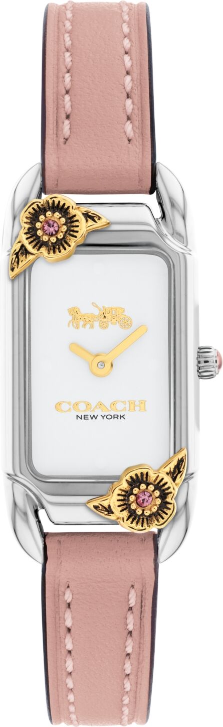 Coach Women's Cadie Blush Leather Strap Watch 17.5mmX28.5mm - Blush