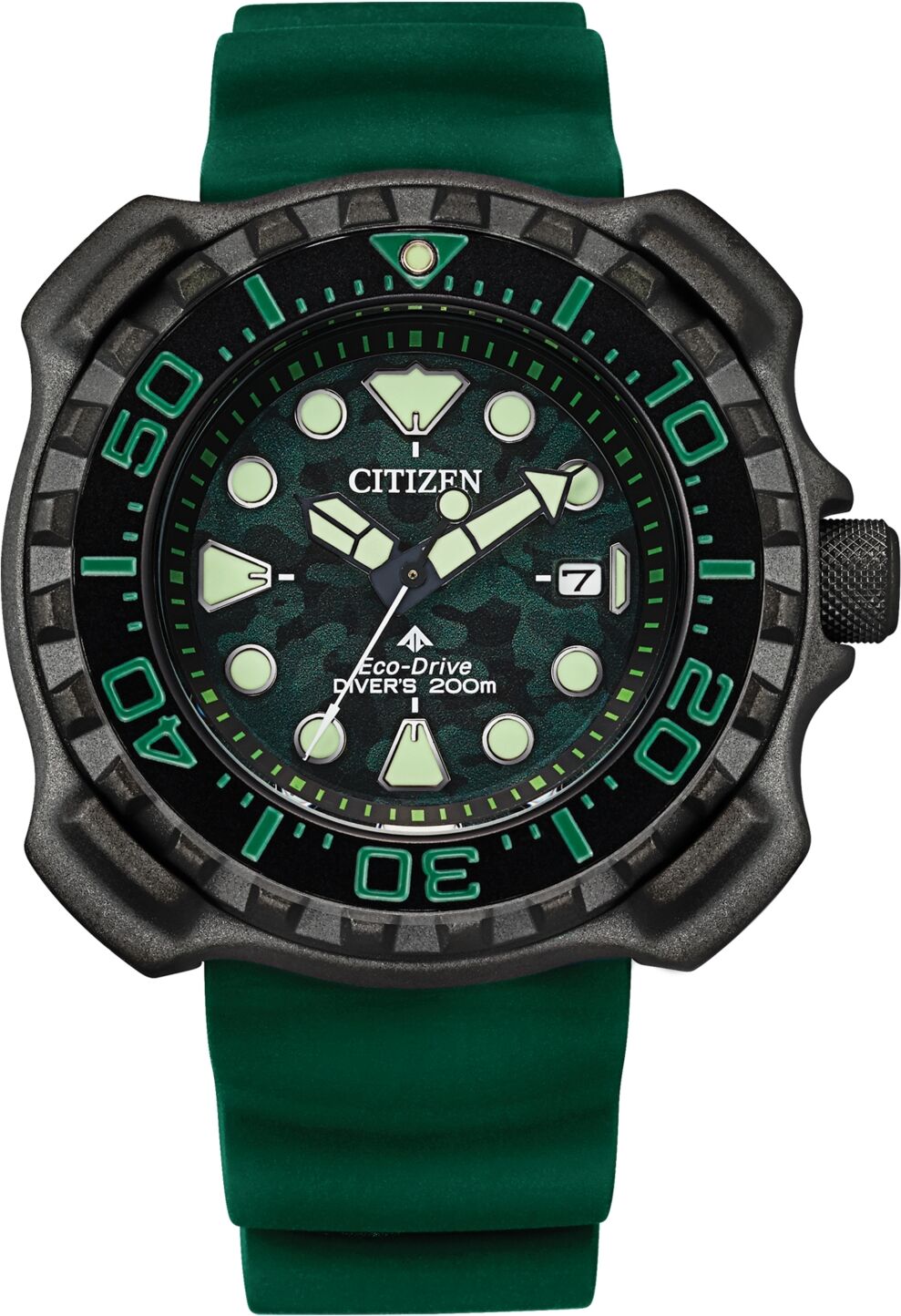 Citizen Eco-Drive Men's Promaster Dive Green Strap Watch, 47mm - Green