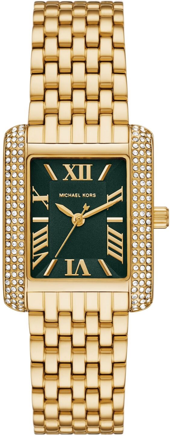 Michael Kors Women's Emery Three-Hand Gold-Tone Stainless Steel Watch 33 x 27mm - Gold-Tone