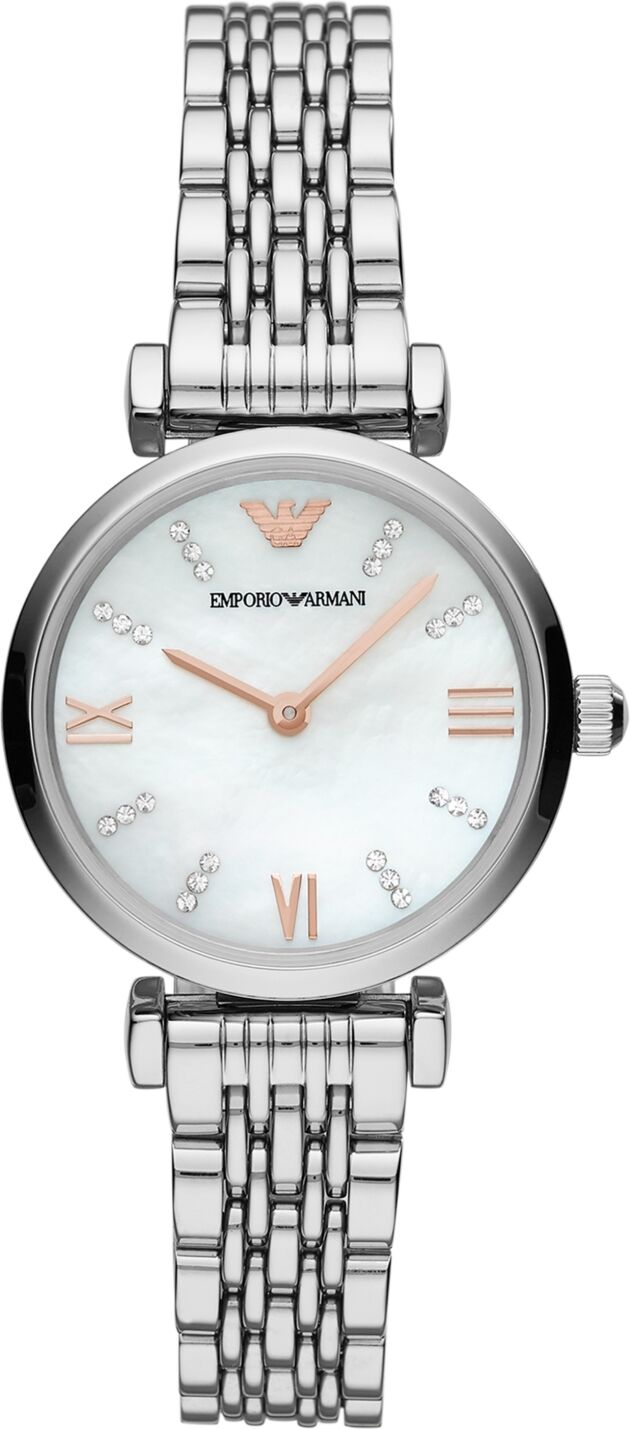 Emporio Armani s Stainless Steel Bracelet Watch 32mm - Silver