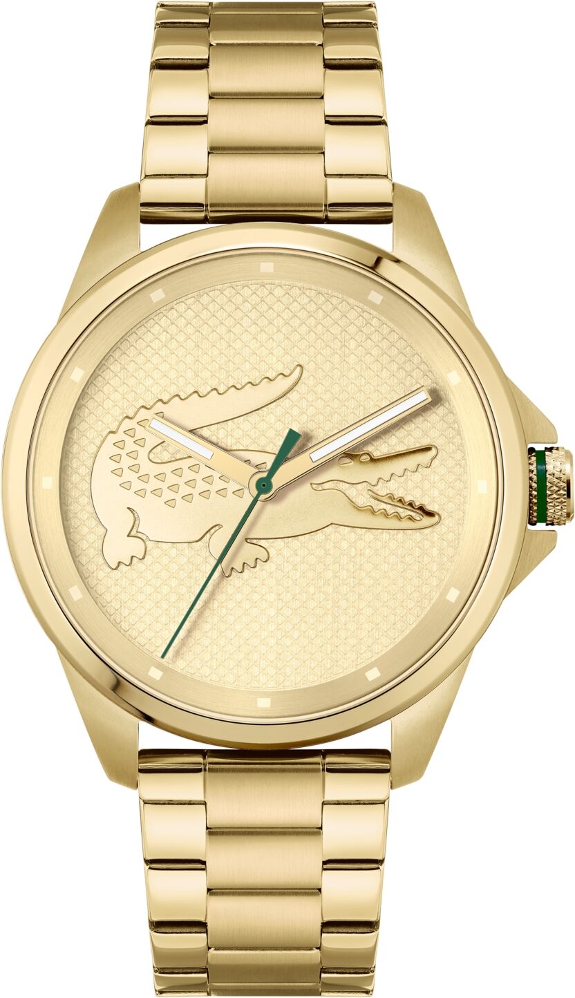 Lacoste Men's Le Croc Gold-Tone Bracelet Watch 43mm - Gold