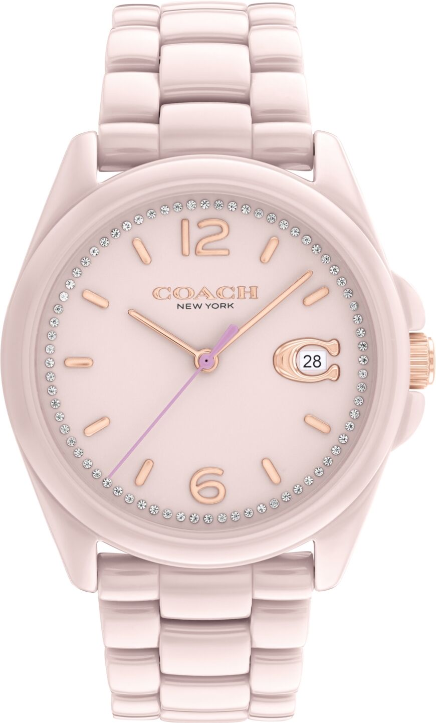 Coach Women's Greyson Blush Ceramic Bracelet Watch 36mm - Blush