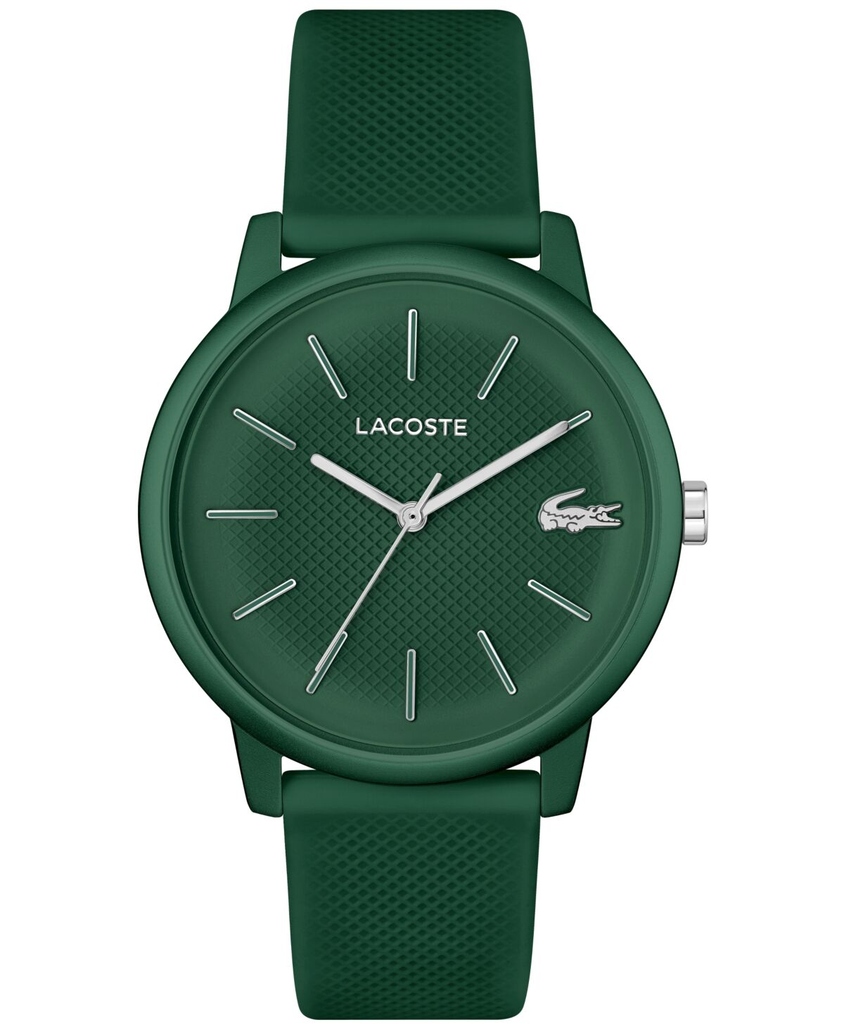 Lacoste Men's L 12.12 Move Green Silicone Strap Watch 42mm - Green