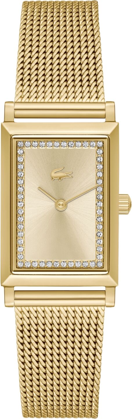 Lacoste Women's Catherine Gold-Tone Mesh Bracelet Watch 28.3mm x 20.7mm - Gold