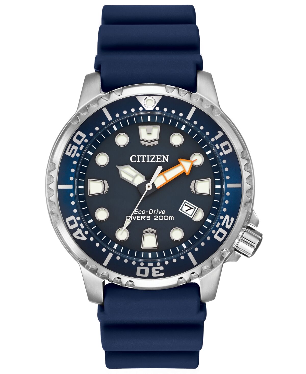 Citizen Men's Eco-Drive Promaster Diver Blue Strap Watch 42mm BN0151-09L