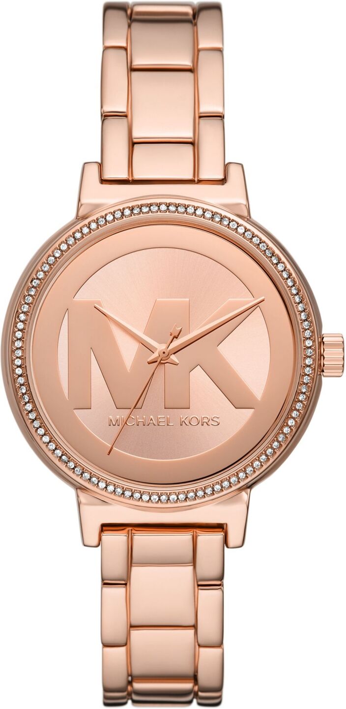 Michael Kors Women's Sofie Three-Hand Rose Gold-Tone Stainless Steel Watch 36mm - Rose Gold-Tone